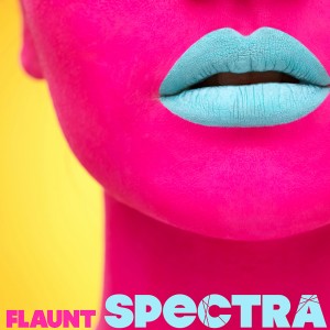 girl with pink skin and blue lips
